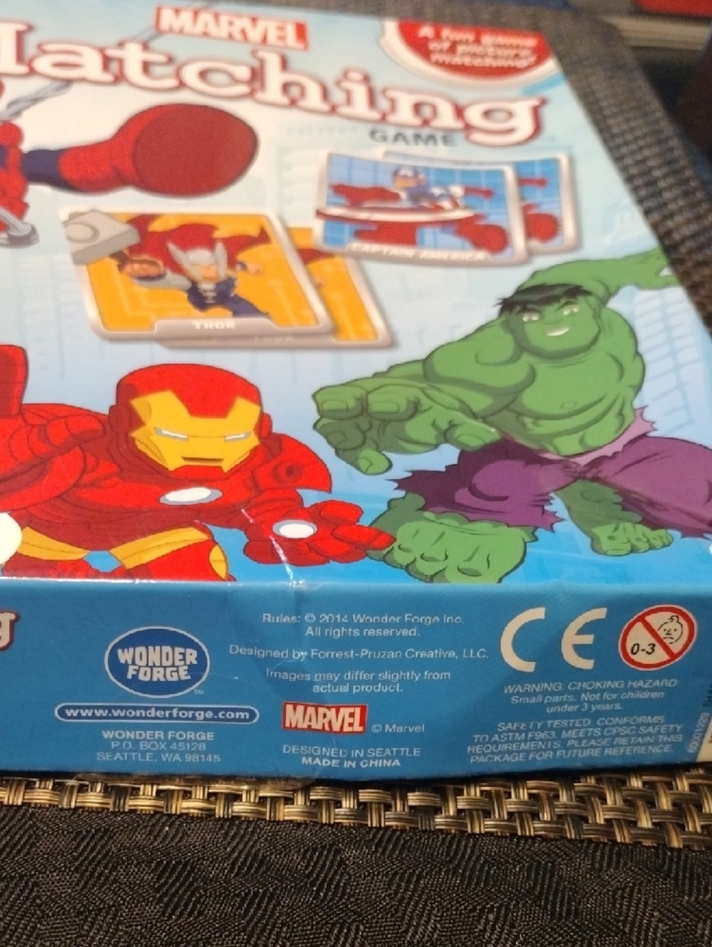 Marvel Matching Game - Red, Blue, Green Artwork - Picture 5 of 10